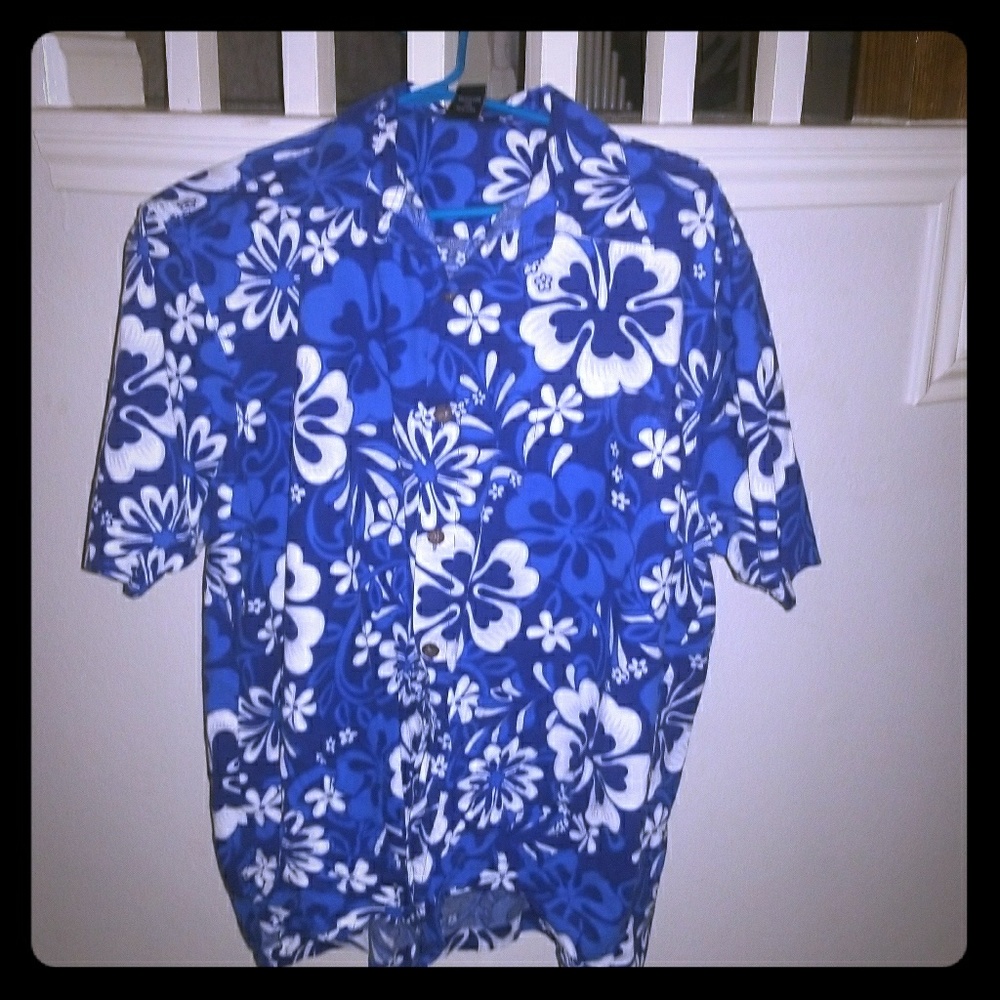 Mens ALOHA button down shirt.